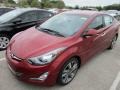 2016 Red Hyundai Elantra Limited  photo #2
