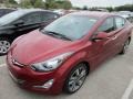 2016 Red Hyundai Elantra Limited  photo #2