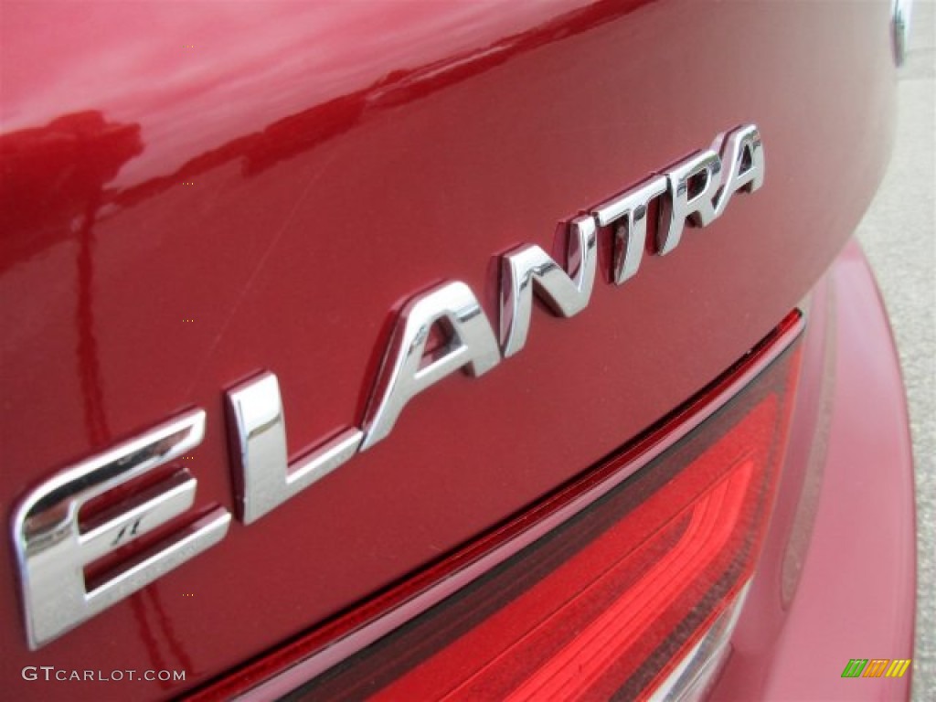 2016 Elantra Limited - Red / Black photo #5