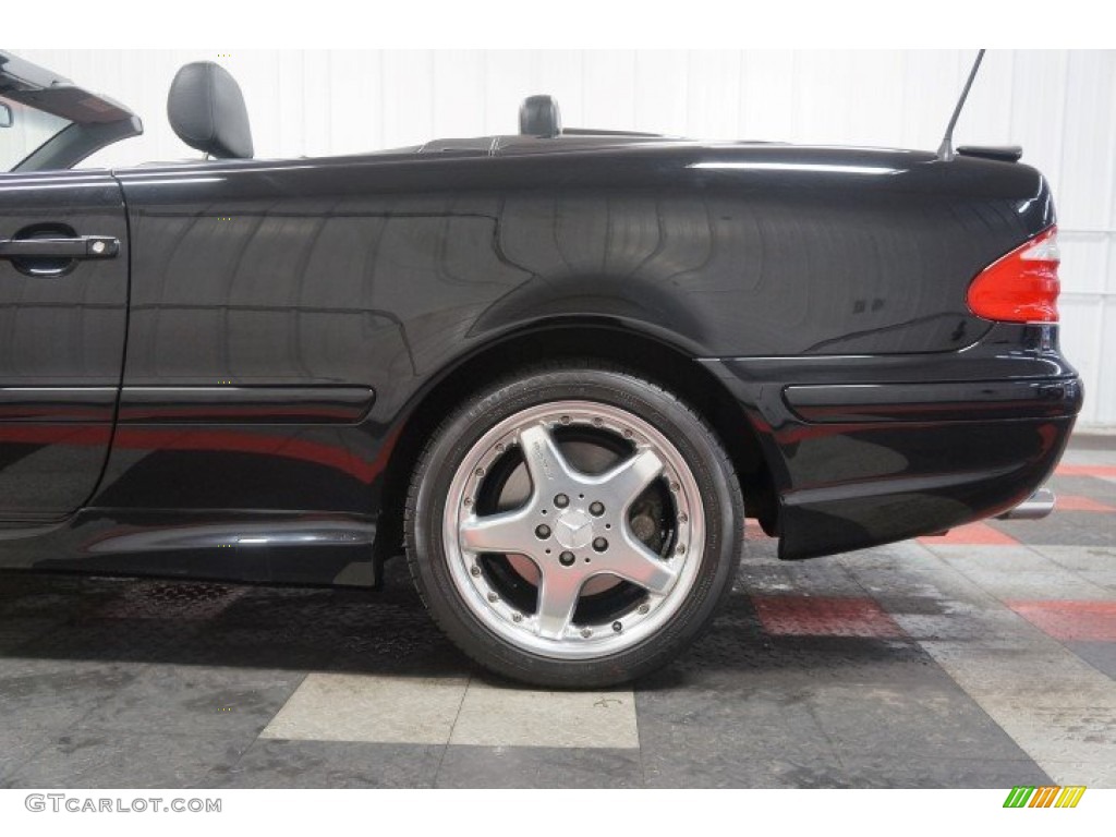 2002 CLK 55 AMG Cabriolet - Black / Charcoal photo #66