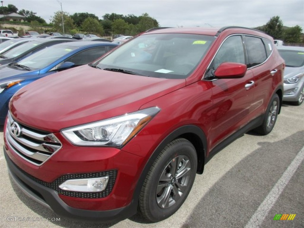 Serrano Red 2016 Hyundai Santa Fe Sport Standard Santa Fe Sport Model Exterior Photo #108330297