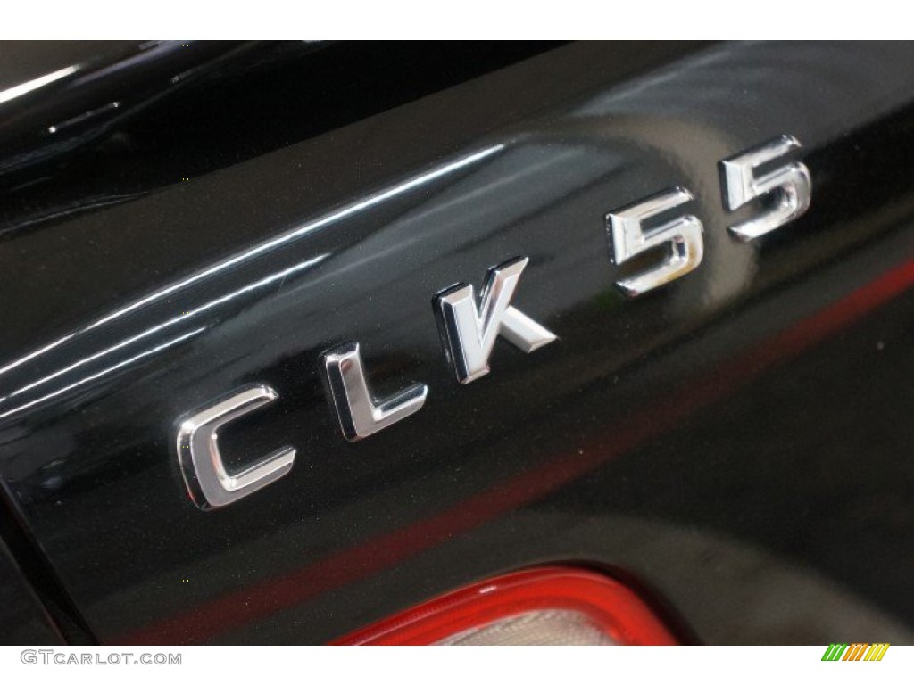 2002 CLK 55 AMG Cabriolet - Black / Charcoal photo #75