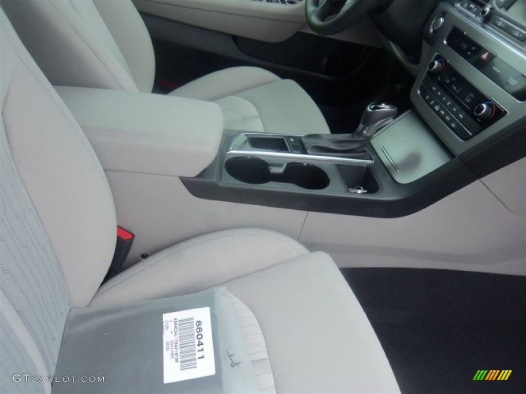 2016 Sonata Hybrid SE - Eclipse Black / Gray photo #13