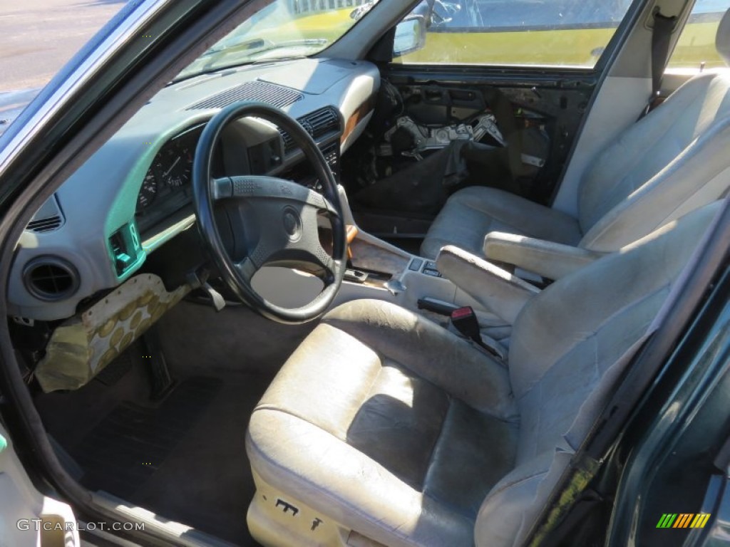 1994 5 Series 525i Sedan - Oxford Green Metallic / Gray photo #4
