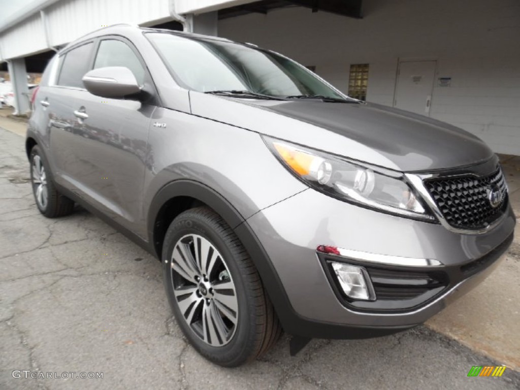 2016 Sportage EX AWD - Mineral Silver / Black photo #8