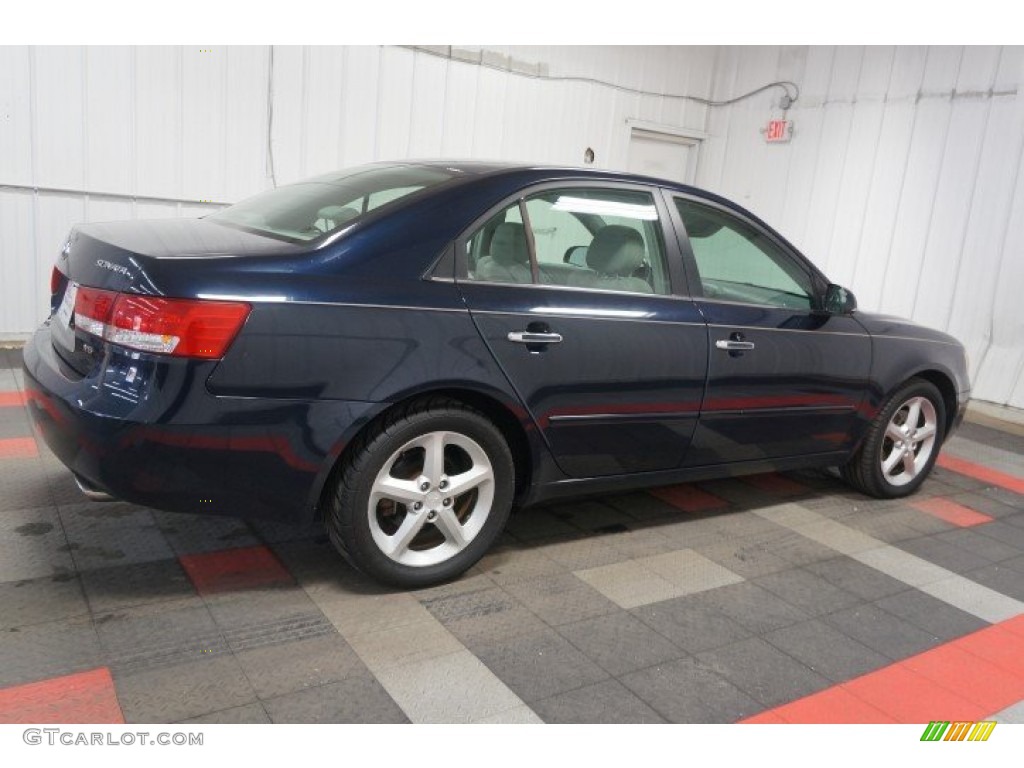 2007 Sonata SE V6 - Deepwater Blue / Gray photo #7