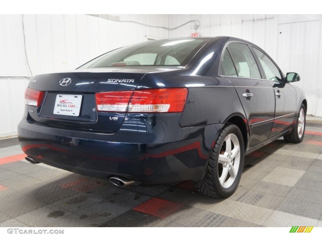 2007 Sonata SE V6 - Deepwater Blue / Gray photo #8