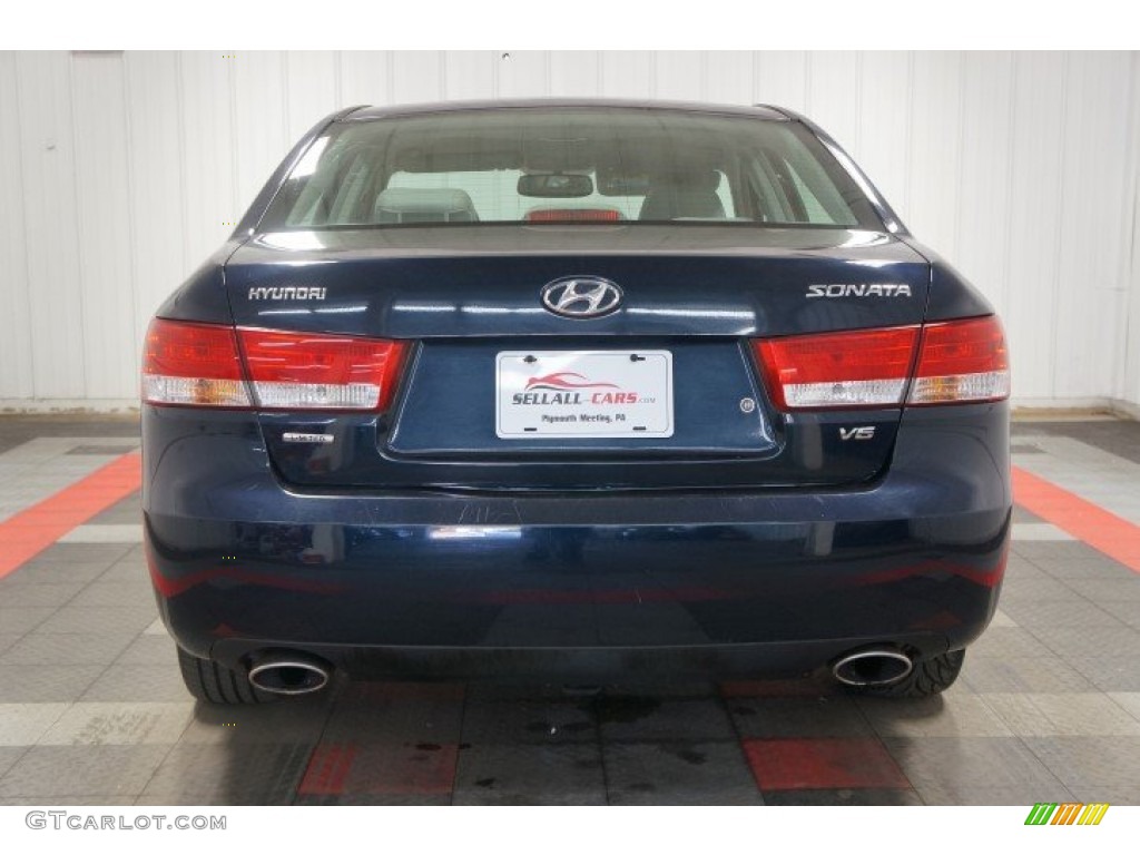 2007 Sonata SE V6 - Deepwater Blue / Gray photo #9