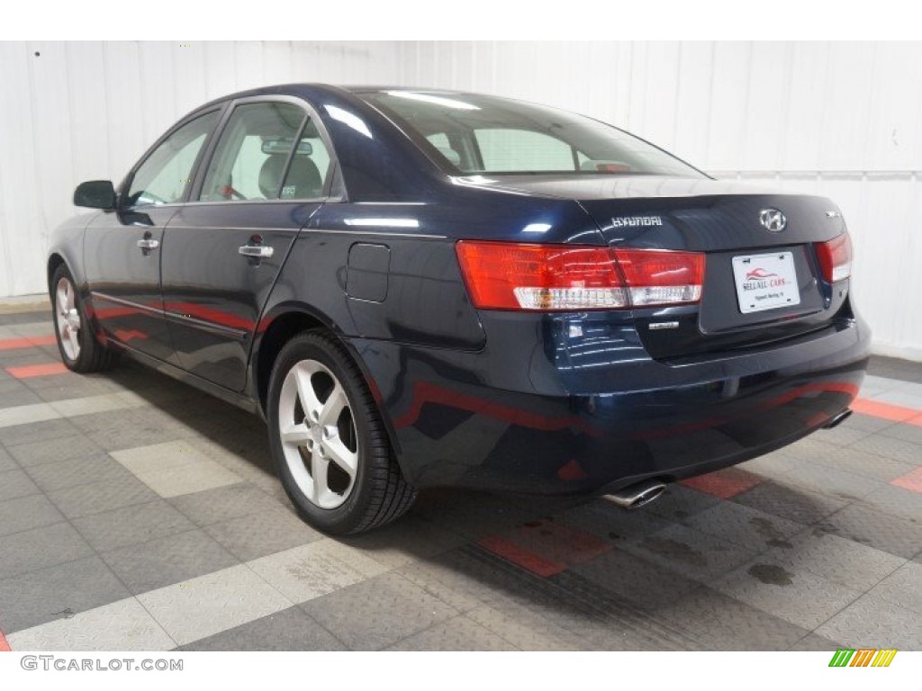 2007 Sonata SE V6 - Deepwater Blue / Gray photo #10