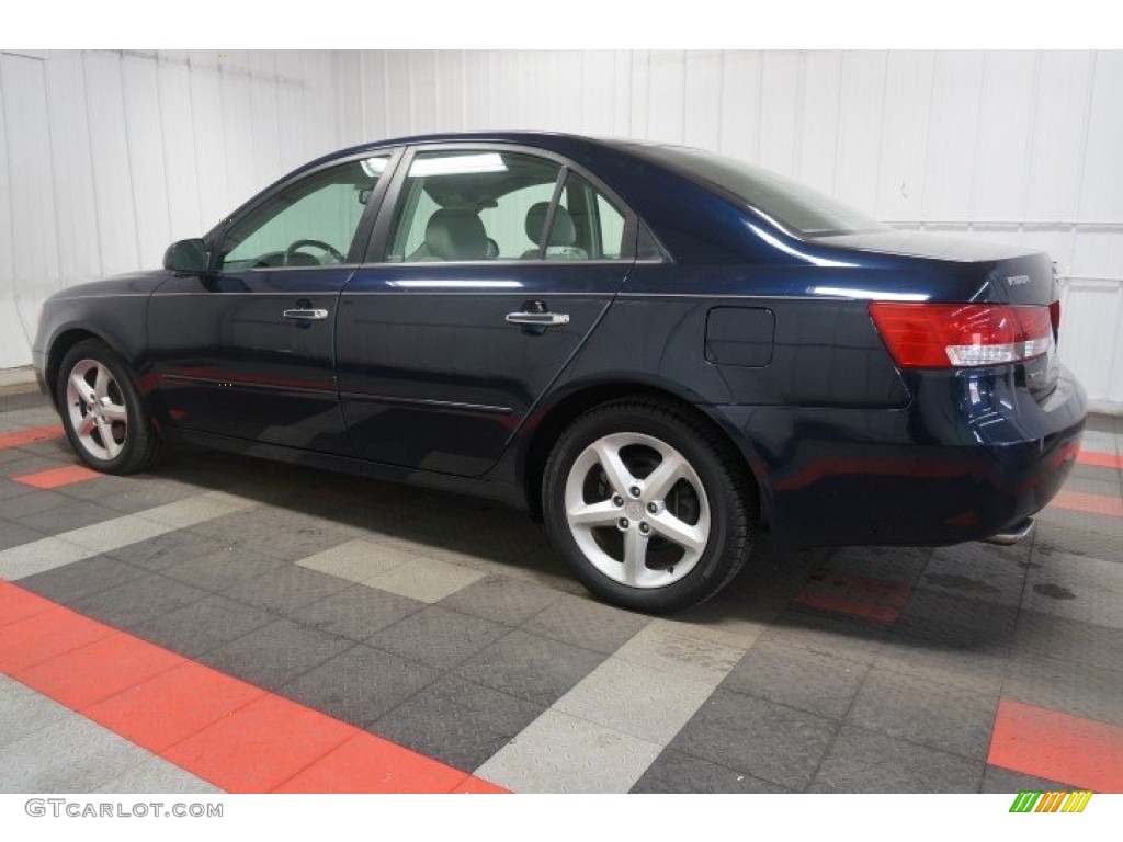 2007 Sonata SE V6 - Deepwater Blue / Gray photo #11