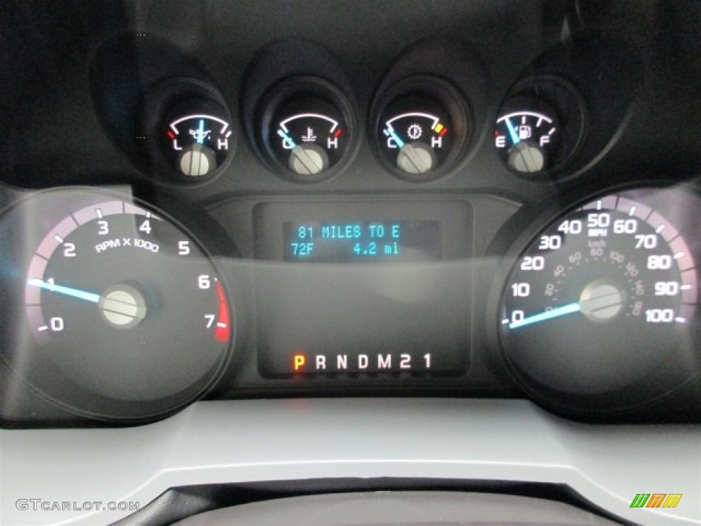 2016 Ford F250 Super Duty XL Regular Cab Gauges Photo #108334824