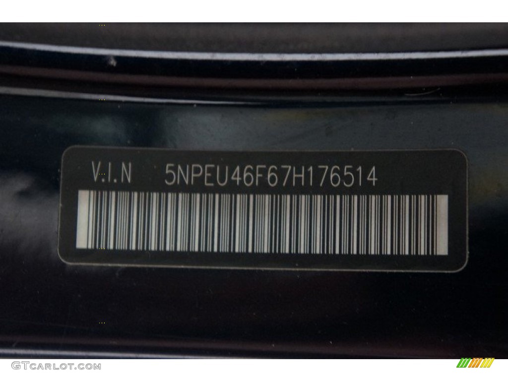 2007 Sonata SE V6 - Deepwater Blue / Gray photo #14