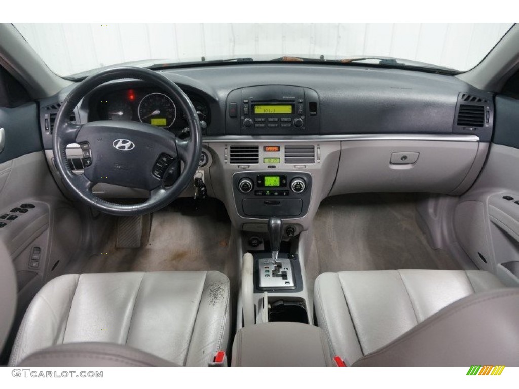 2007 Sonata SE V6 - Deepwater Blue / Gray photo #25