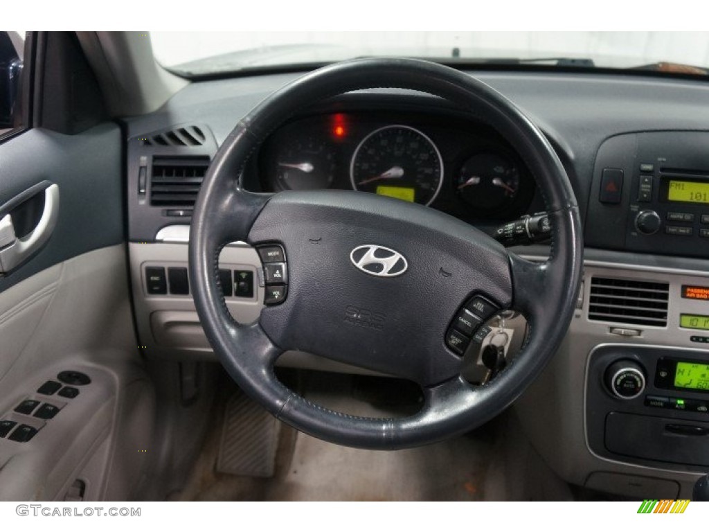 2007 Sonata SE V6 - Deepwater Blue / Gray photo #26