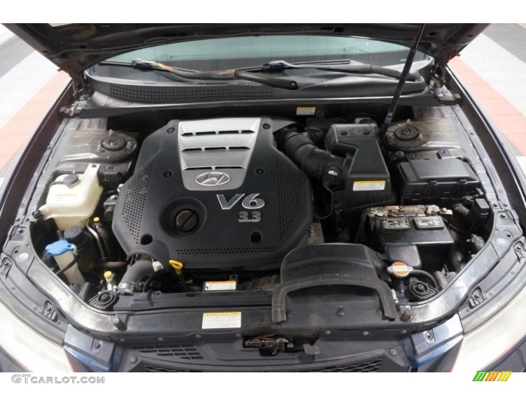 2007 Sonata SE V6 - Deepwater Blue / Gray photo #37