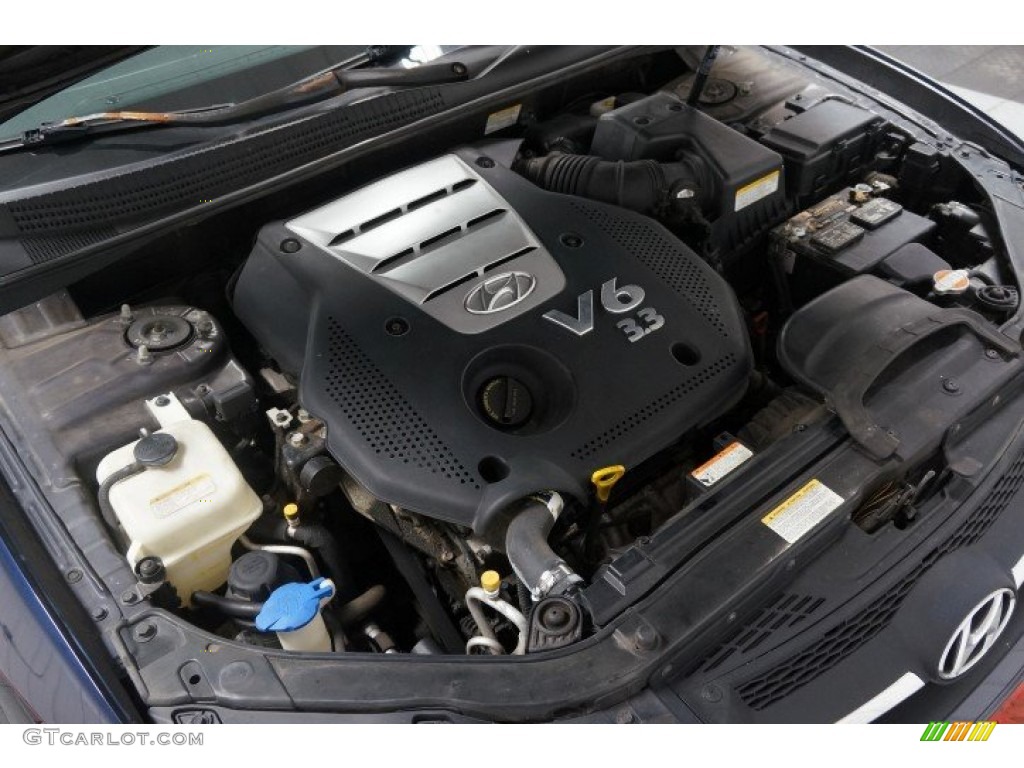 2007 Sonata SE V6 - Deepwater Blue / Gray photo #39