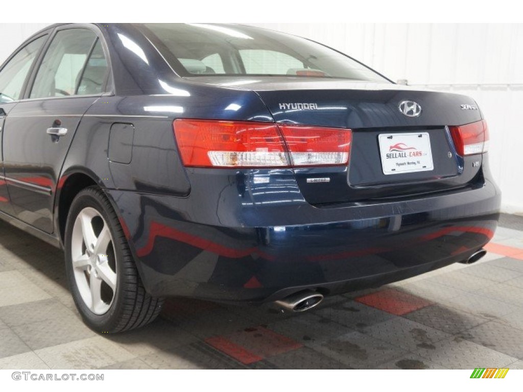 2007 Sonata SE V6 - Deepwater Blue / Gray photo #57