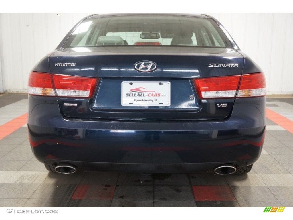 2007 Sonata SE V6 - Deepwater Blue / Gray photo #59