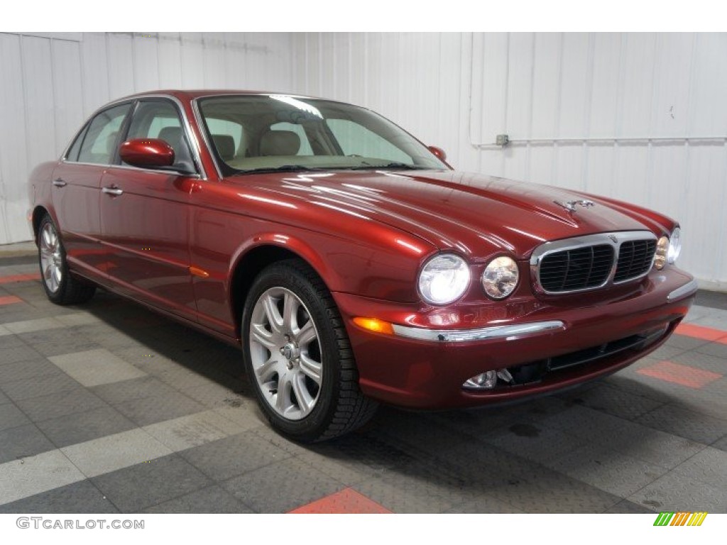 Radiance Red Metallic 2004 Jaguar XJ XJ8 Exterior Photo #108336729