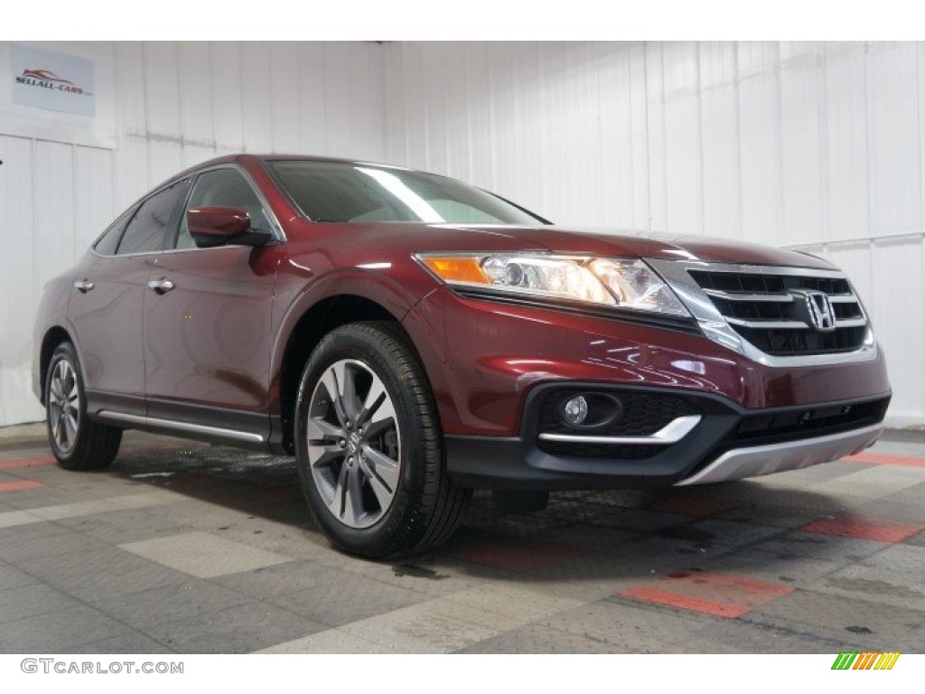 Basque Red Pearl II 2013 Honda Crosstour EX-L V-6 4WD Exterior Photo #108340731