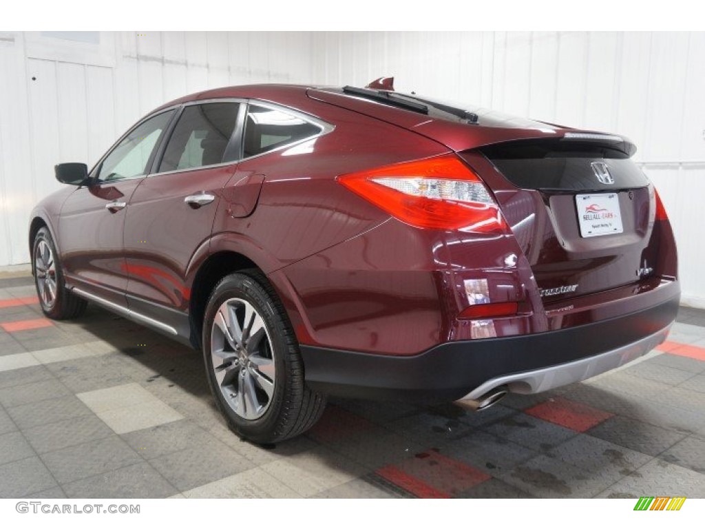 2013 Crosstour EX-L V-6 4WD - Basque Red Pearl II / Ivory photo #10