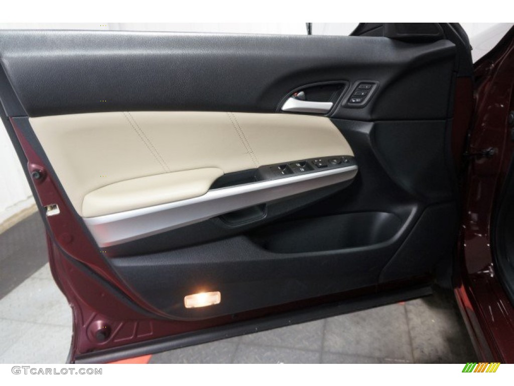 2013 Crosstour EX-L V-6 4WD - Basque Red Pearl II / Ivory photo #12