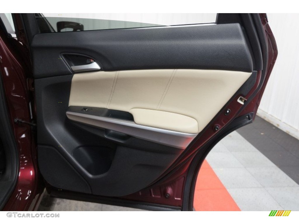 2013 Crosstour EX-L V-6 4WD - Basque Red Pearl II / Ivory photo #16