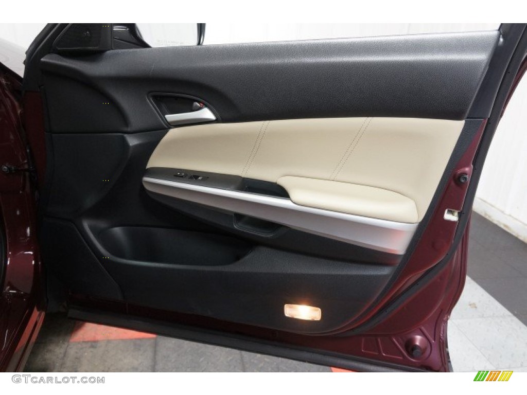 2013 Crosstour EX-L V-6 4WD - Basque Red Pearl II / Ivory photo #17