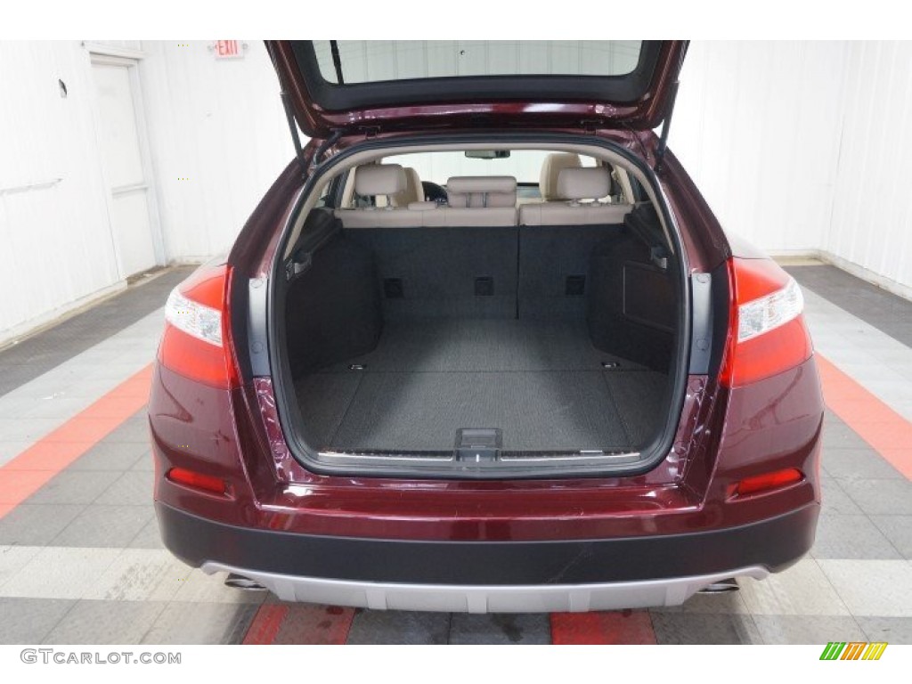 2013 Crosstour EX-L V-6 4WD - Basque Red Pearl II / Ivory photo #18
