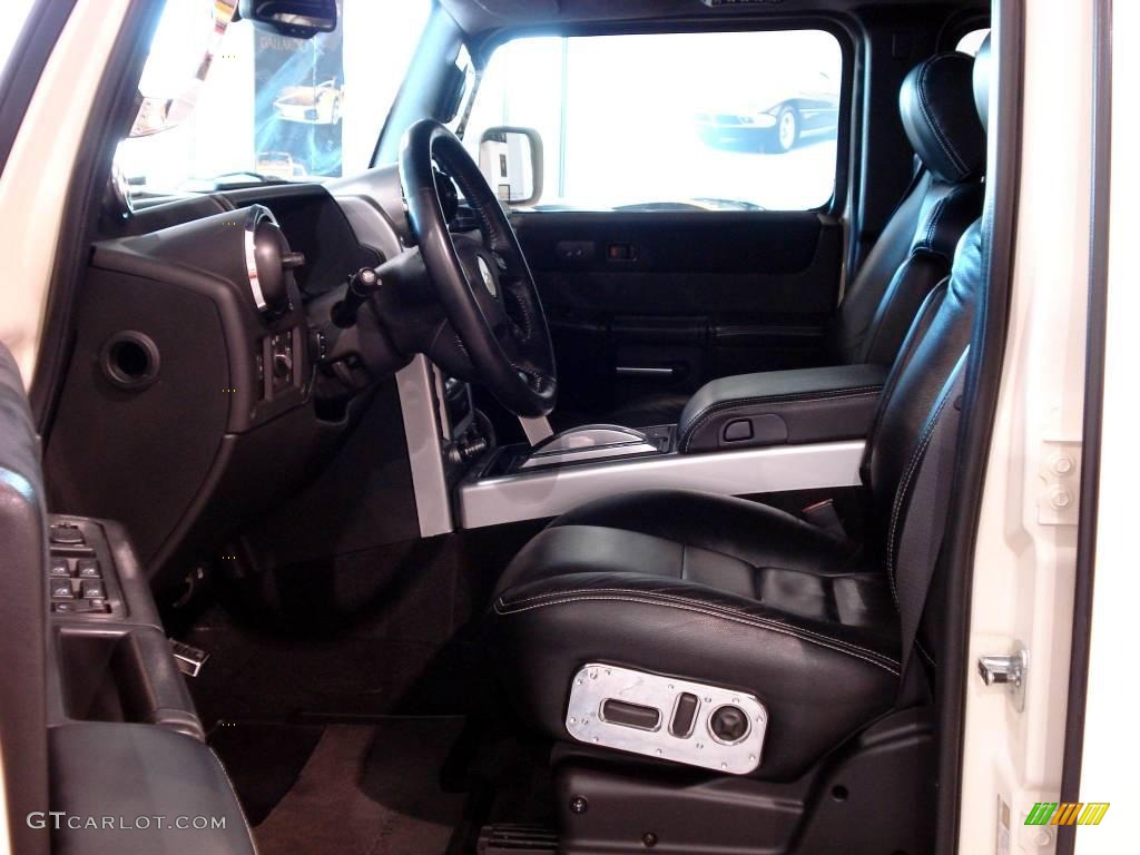 2005 H2 SUT Alpha Duramax Diesel Conversion - White / Ebony Black photo #10