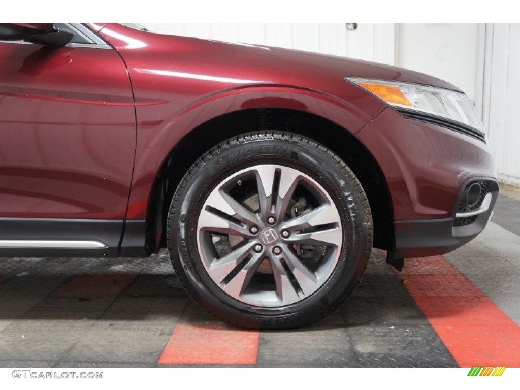 2013 Crosstour EX-L V-6 4WD - Basque Red Pearl II / Ivory photo #51