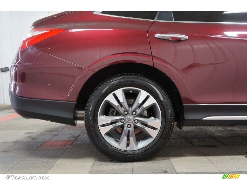 2013 Crosstour EX-L V-6 4WD - Basque Red Pearl II / Ivory photo #58