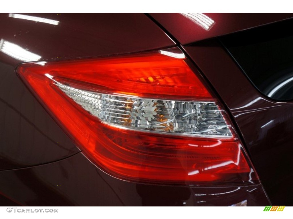 2013 Crosstour EX-L V-6 4WD - Basque Red Pearl II / Ivory photo #62