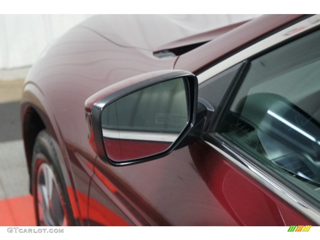 2013 Crosstour EX-L V-6 4WD - Basque Red Pearl II / Ivory photo #72