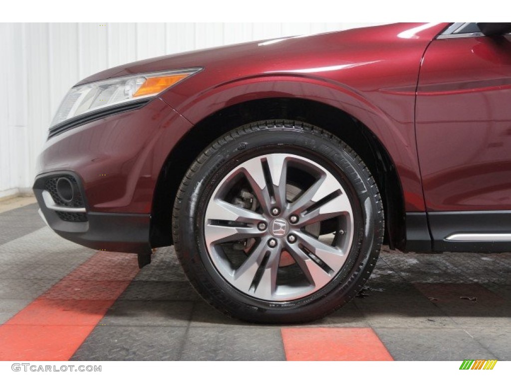 2013 Crosstour EX-L V-6 4WD - Basque Red Pearl II / Ivory photo #73