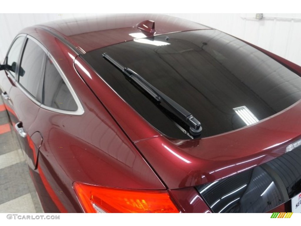 2013 Crosstour EX-L V-6 4WD - Basque Red Pearl II / Ivory photo #79