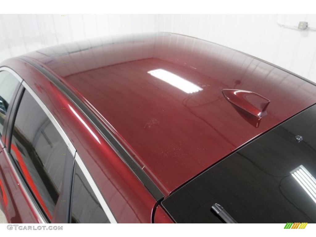 2013 Crosstour EX-L V-6 4WD - Basque Red Pearl II / Ivory photo #80
