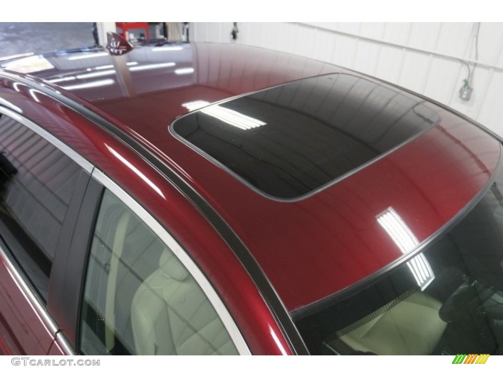 2013 Crosstour EX-L V-6 4WD - Basque Red Pearl II / Ivory photo #84