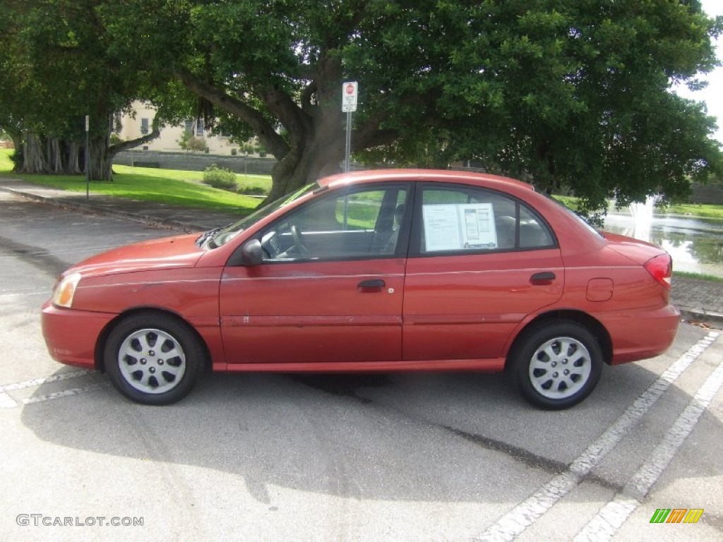 2003 Rio Sedan - Cinnamon / Gray photo #2