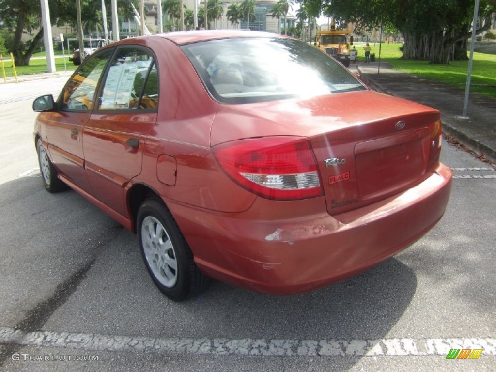 2003 Rio Sedan - Cinnamon / Gray photo #3
