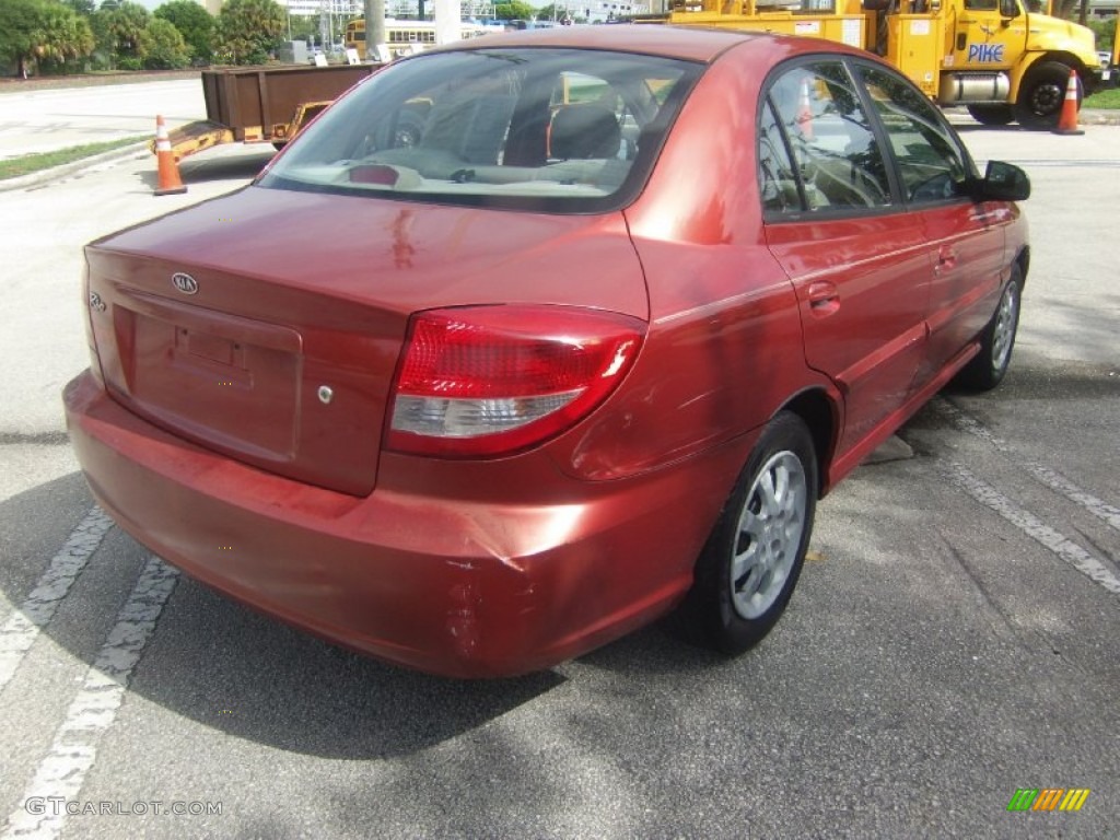 2003 Rio Sedan - Cinnamon / Gray photo #4