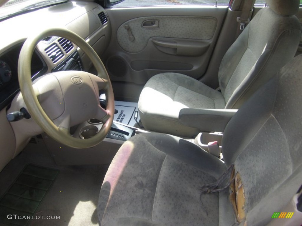 2003 Rio Sedan - Cinnamon / Gray photo #7