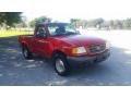 2002 Bright Red Ford Ranger XL Regular Cab  photo #7