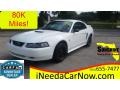 2000 Crystal White Ford Mustang V6 Coupe #108315526