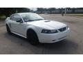 2000 Crystal White Ford Mustang V6 Coupe  photo #7