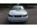 2000 Crystal White Ford Mustang V6 Coupe  photo #8
