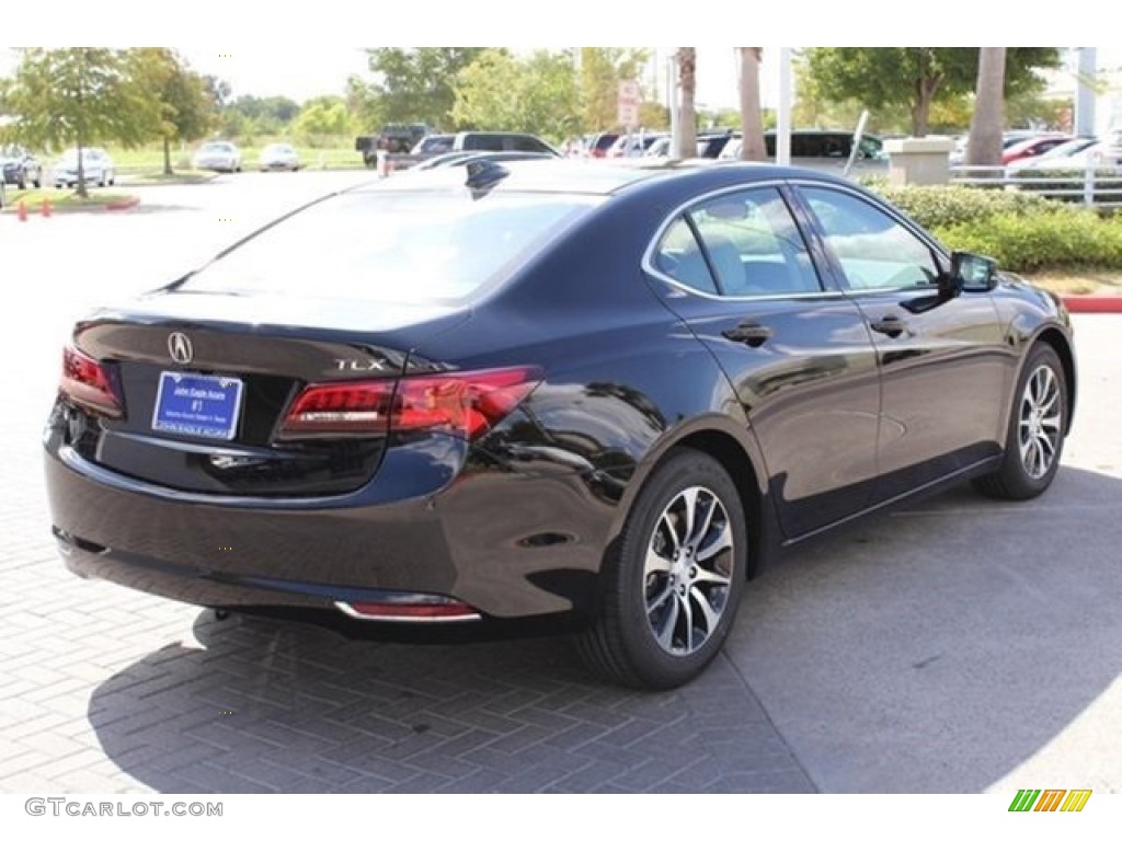2016 TLX 2.4 Technology - Crystal Black Pearl / Graystone photo #7