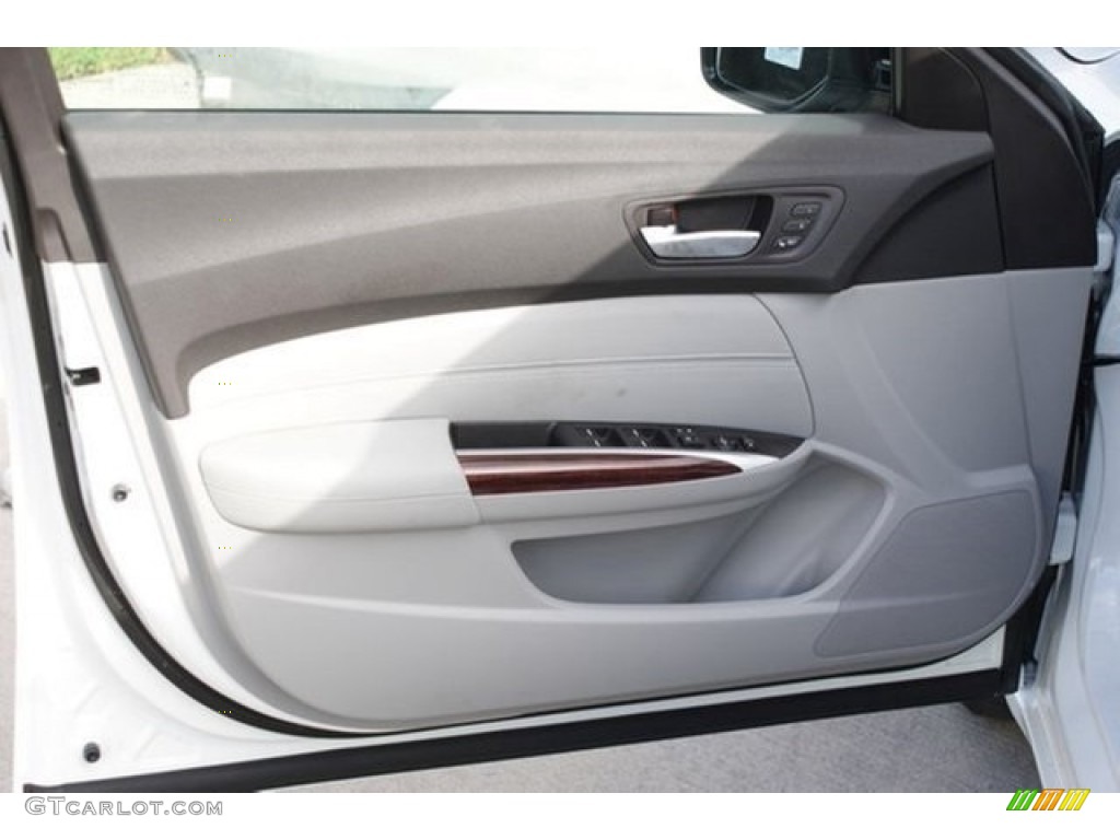 2016 Acura TLX 2.4 Graystone Door Panel Photo #108345132