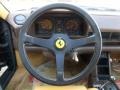 1990 Ferrari Testarossa Tan Interior Steering Wheel Photo