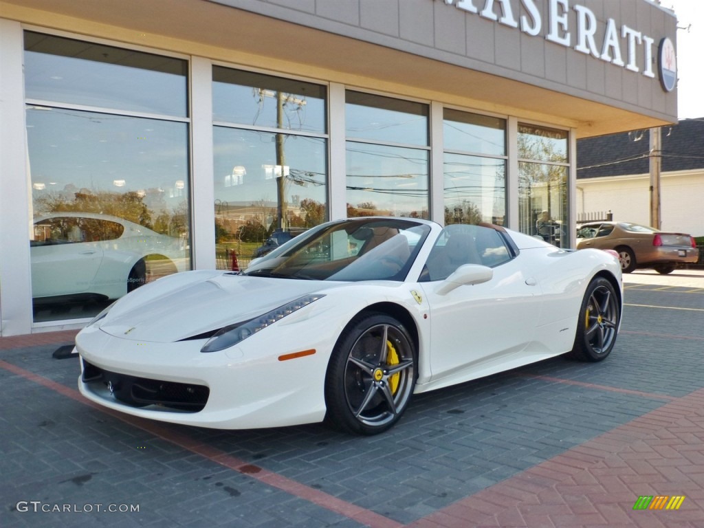 Bianco Avus (White) 2014 Ferrari 458 Italia Exterior Photo #108347967